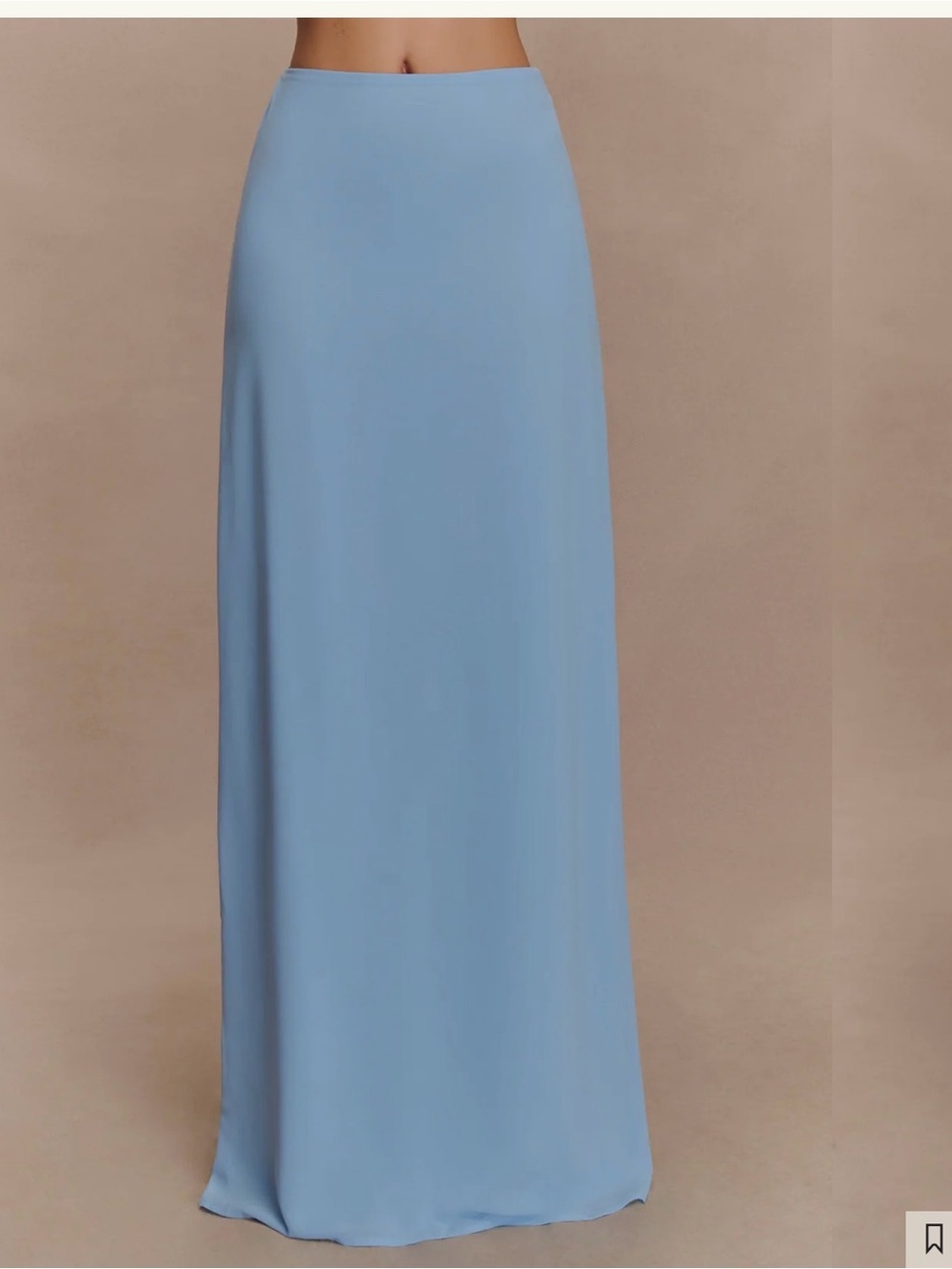 Meshki Light Blue Maxi Skirt